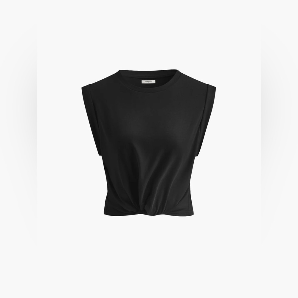 Cotton Knotted T-Shirt Commense size S CC14